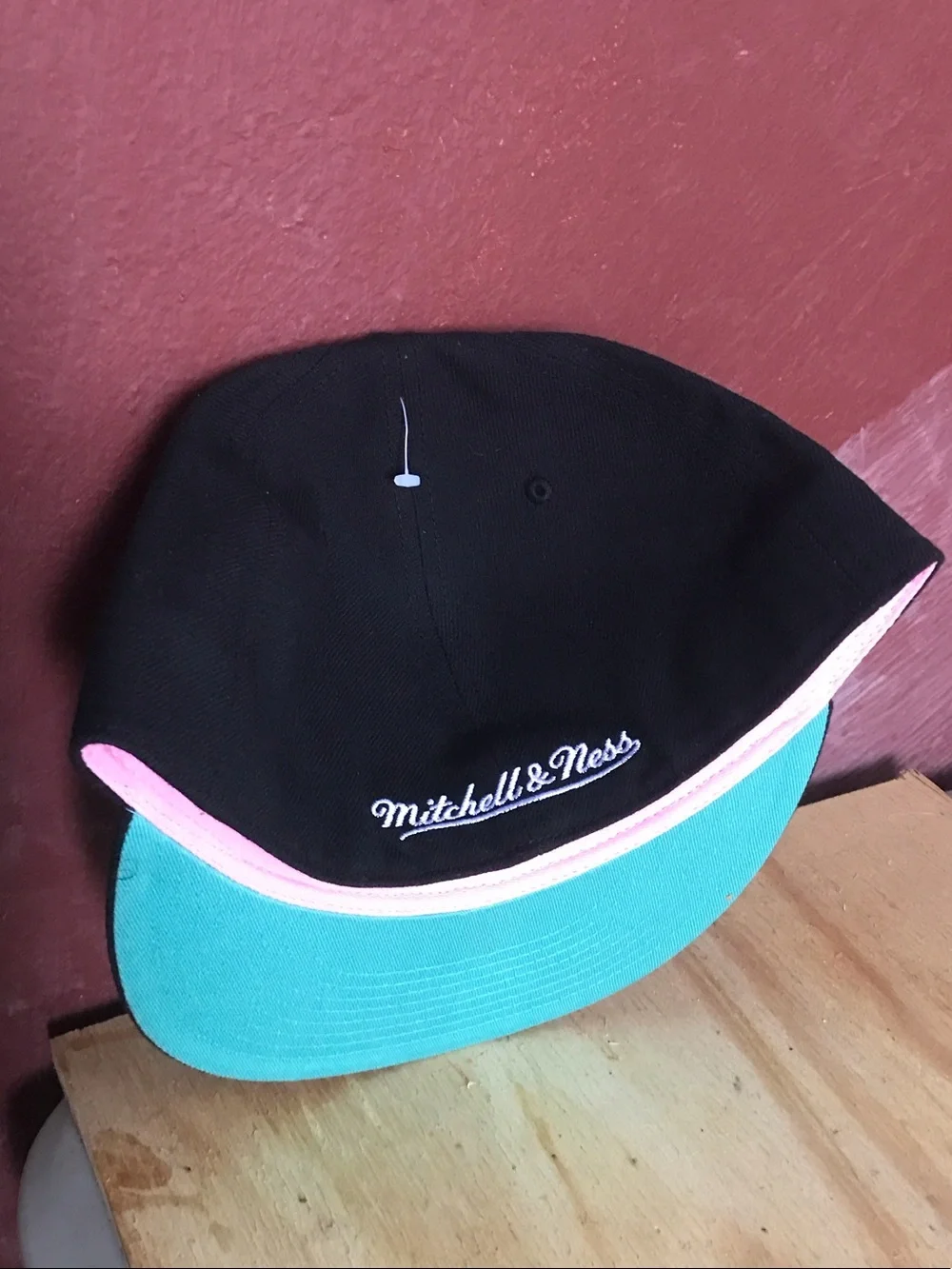 Anti Social Social Club Vancouver Grizzlies Black Snapback Hat with Teal Accent